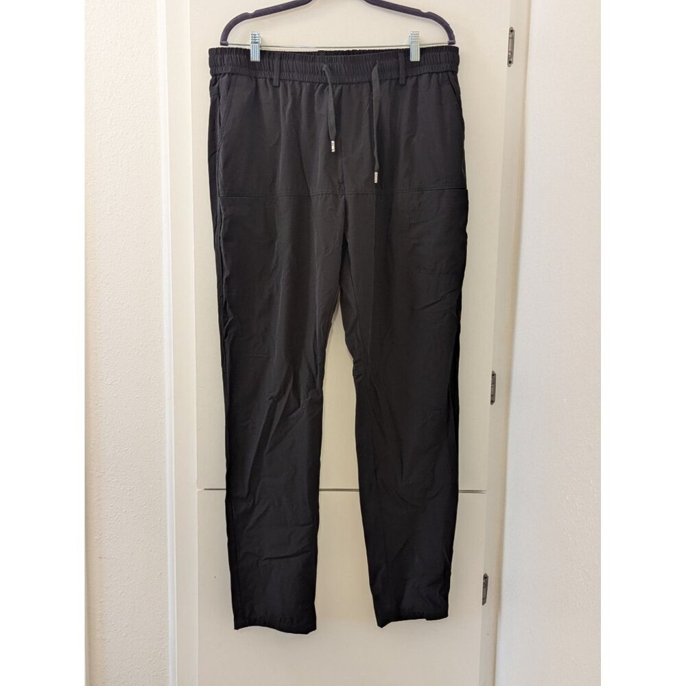 RAW Multipants Black Drawstring Waist Relaxed Fit Pants With Pockets Lightweight